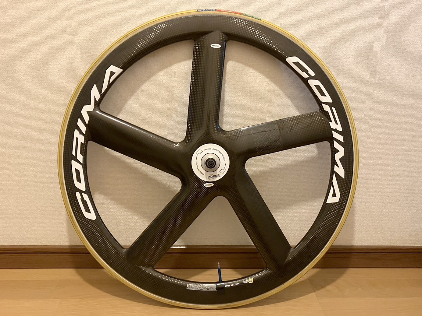 修理後のCORIMAバトンホイール