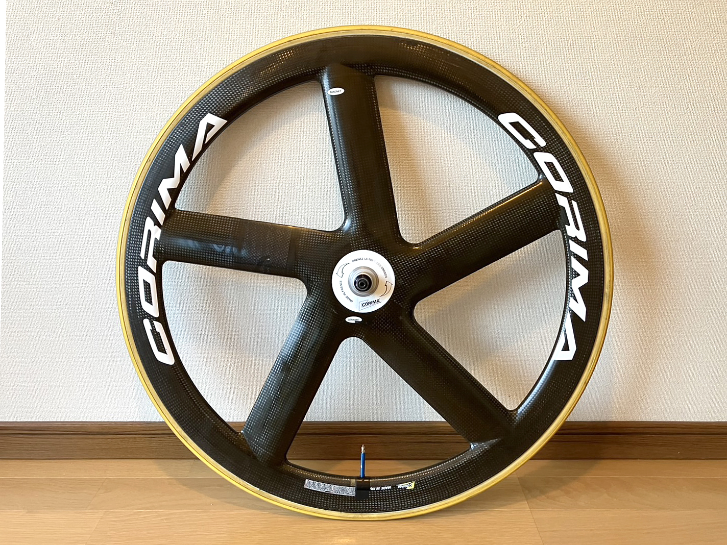 CORIMAバトンホイールの完成後